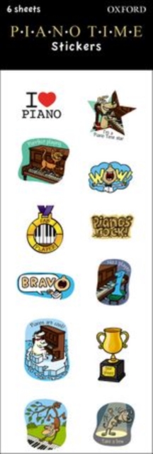 Piano Time Stickers, Stickers Book