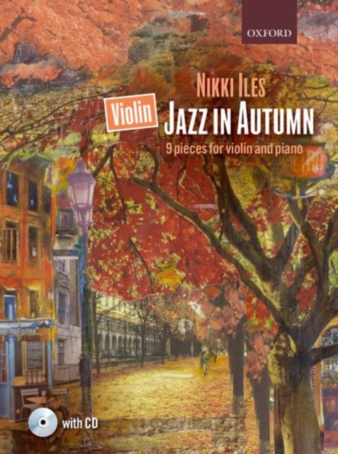 Violin Jazz in Autumn + CD : 9 pieces for violin and piano, Sheet music Book