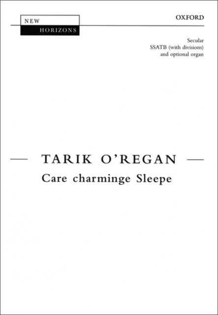 Care charminge Sleepe, Sheet music Book