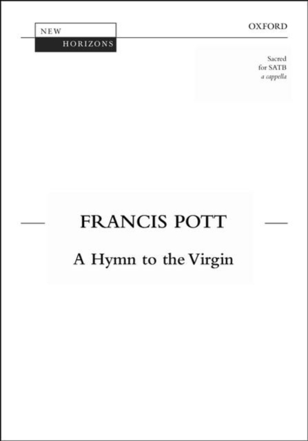 A Hymn to the Virgin, Sheet music Book