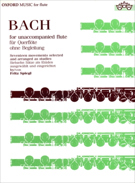 Bach for Unaccompanied Flute, Sheet music Book