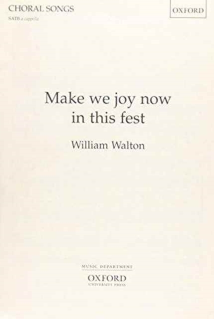 Make we joy, Sheet music Book