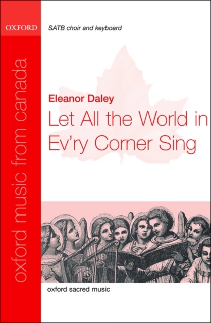Let all the world in ev'ry corner sing, Sheet music Book