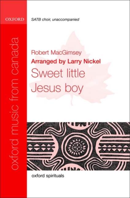 Sweet little Jesus boy, Sheet music Book