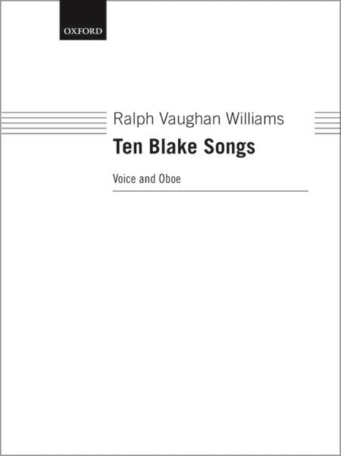 Ten Blake Songs, Sheet music Book