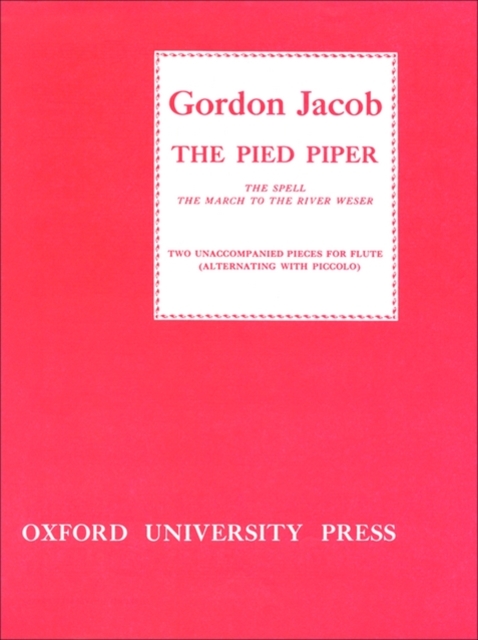 The Pied Piper, Sheet music Book