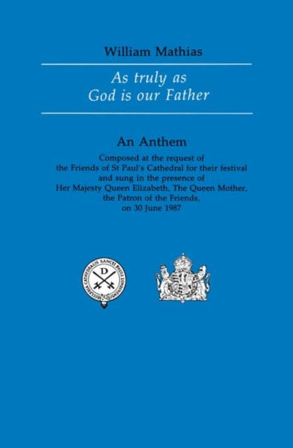 As truly as God is our Father, Sheet music Book