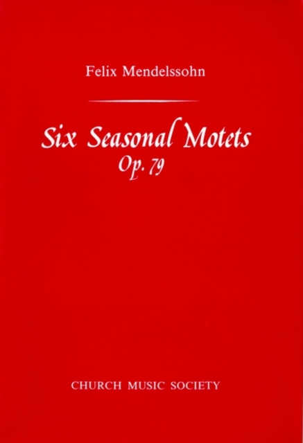 Six Seasonal Motets, Sheet music Book