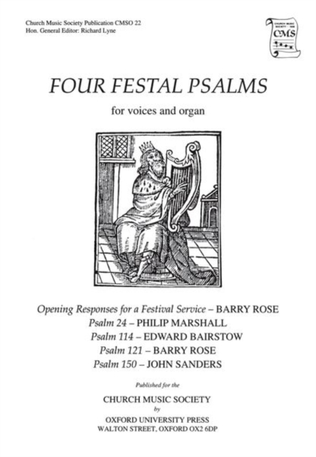 Four Festal Psalms, Sheet music Book
