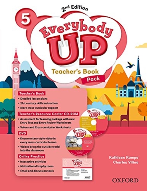 Everybody Up: Level 5: Teacher's Book Pack with DVD, Online Practice and Teacher's Resource Center CD-ROM : Linking your classroom to the wider world, Multiple-component retail product Book