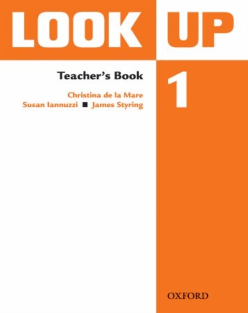 Look Up: Level 1: Teacher's Book : Confidence Up! Motivation Up! Results Up!, Paperback / softback Book