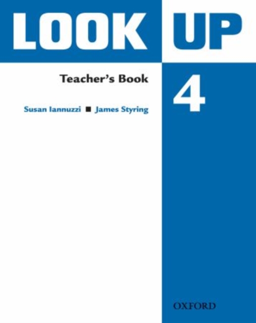 Look Up: Level 4: Teacher's Book : Confidence Up! Motivation Up! Results Up!, Paperback / softback Book