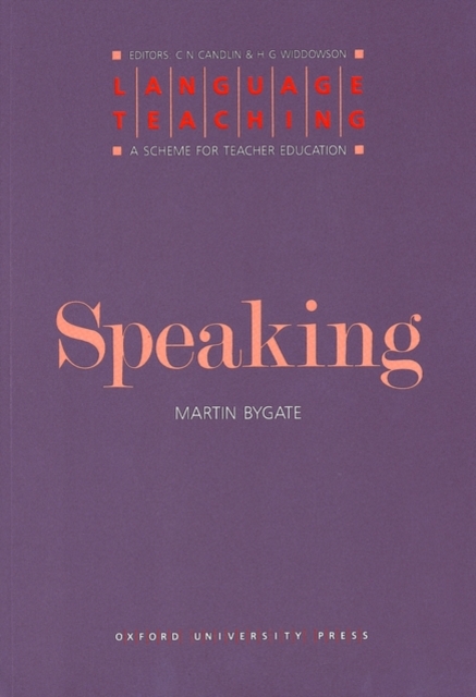 Speaking, Paperback / softback Book