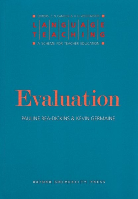 Evaluation, Paperback / softback Book