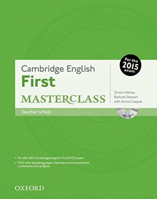 Cambridge English: First Masterclass: Teacher's Pack, Mixed media product Book