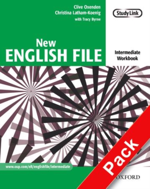 New English File: Intermediate: Workbook with MultiROM Pack : Six-Level General English Course for Adults, Mixed media product Book