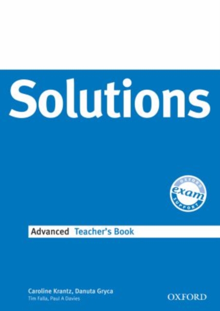 Solutions: Advanced: Teacher's Book, Paperback / softback Book