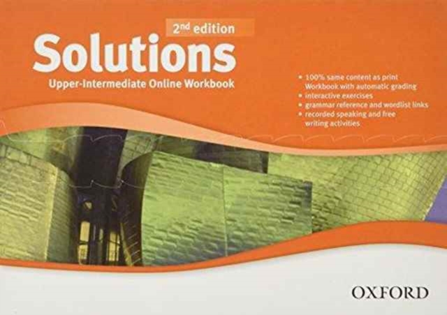 Solutions: Upper-Intermediate: Online Workbook - Card with Access Code, Multiple-component retail product Book
