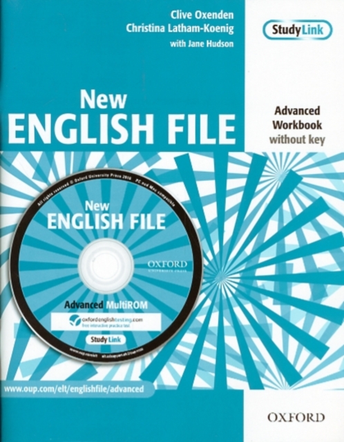 New English File: Advanced: Workbook (without key) with MultiROM Pack : Six-level general English course for adults, Mixed media product Book