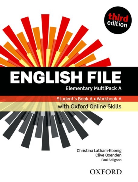 English File: Elementary: Student's Book/Workbook MultiPack A with Oxford Online Skills, Multiple-component retail product Book