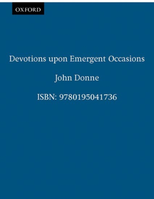 Devotions upon Emergent Occasions, Paperback / softback Book