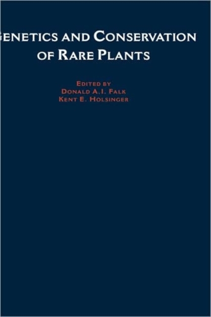 Genetics and Conservation of Rare Plants, Hardback Book