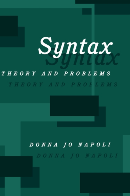 Syntax : Theory and Problems, Paperback / softback Book