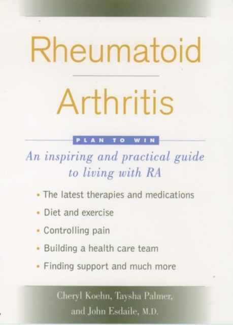 Rheumatoid Arthritis : Plan to Win, Hardback Book