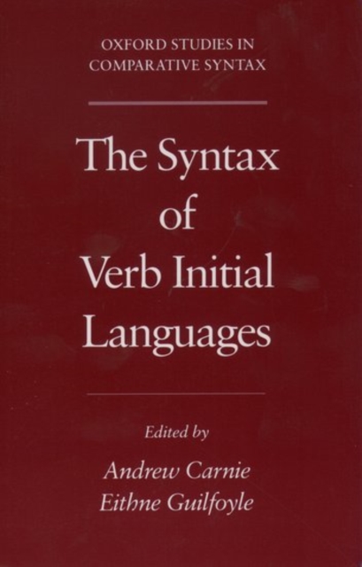The Syntax of Verb Initial Languages, Hardback Book
