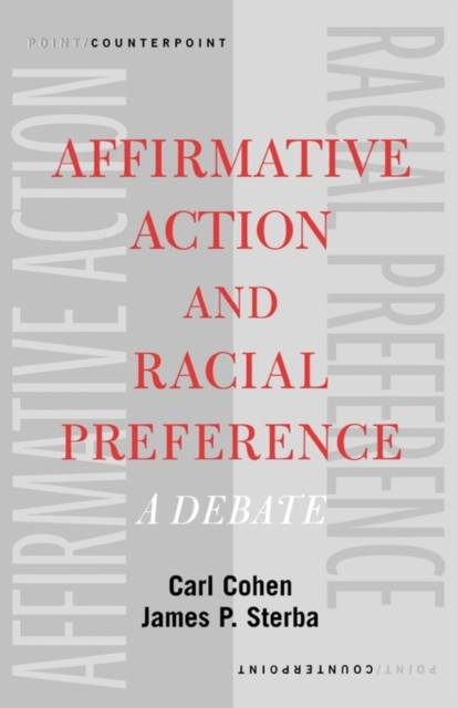Affirmative Action and Racial Preference, Paperback / softback Book