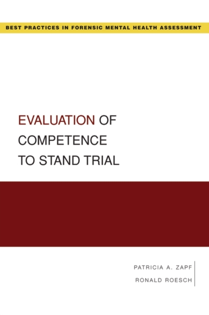 Evaluation of Competence to Stand Trial, Paperback / softback Book