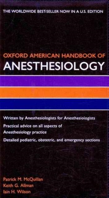Oxford American Handbook of Anesthesiology book and PDA bundle, Mixed media product Book