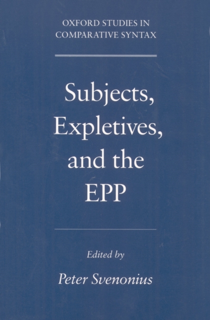 Subjects, Expletives, and the EPP, PDF eBook