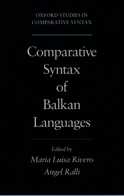 Comparative Syntax of the Balkan Languages, PDF eBook