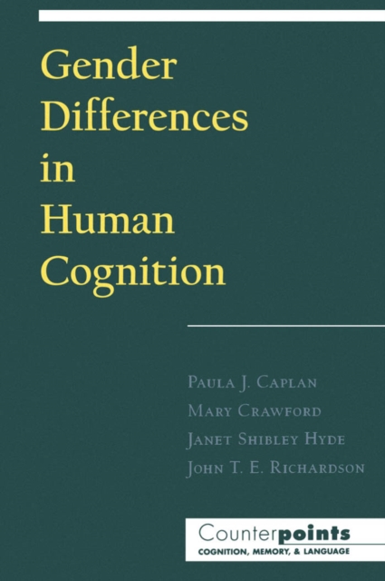 Gender Differences in Human Cognition, PDF eBook