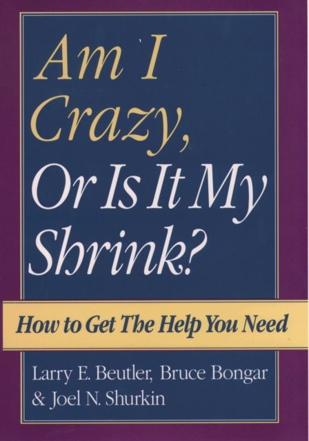 Am I Crazy, Or Is It My Shrink?, PDF eBook