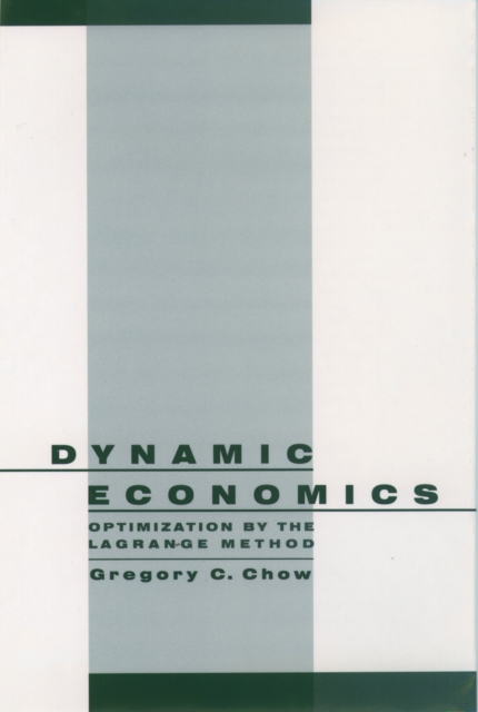 Dynamic Economics : Optimization by the Lagrange Method, PDF eBook