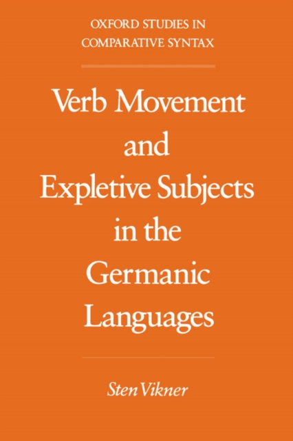 Verb Movement and Expletive Subjects in the Germanic Languages, PDF eBook