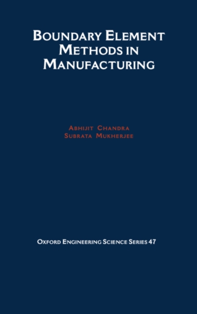 Boundary Element Methods in Manufacturing, PDF eBook