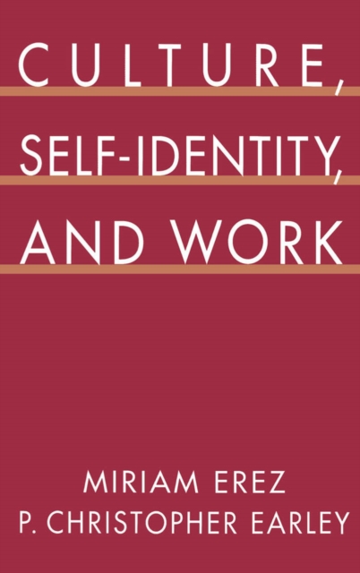 Culture, Self-Identity, and Work, PDF eBook