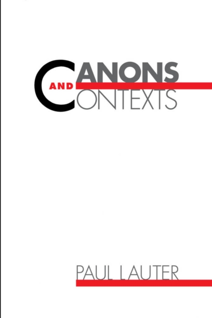 Canons and Contexts, PDF eBook