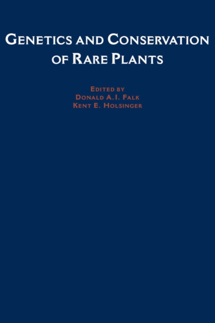 Genetics and Conservation of Rare Plants, PDF eBook