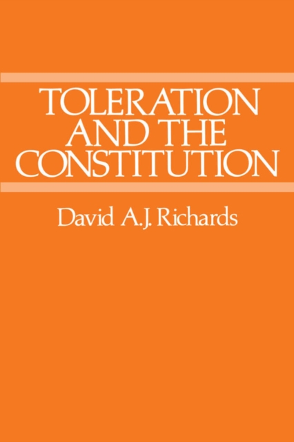 Toleration and the Constitution, PDF eBook