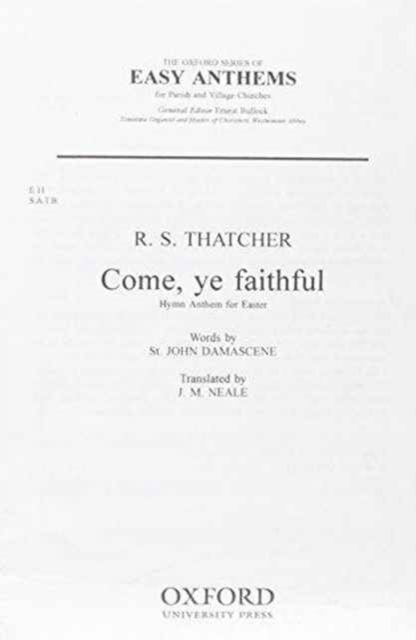 Come ye faithful, Sheet music Book