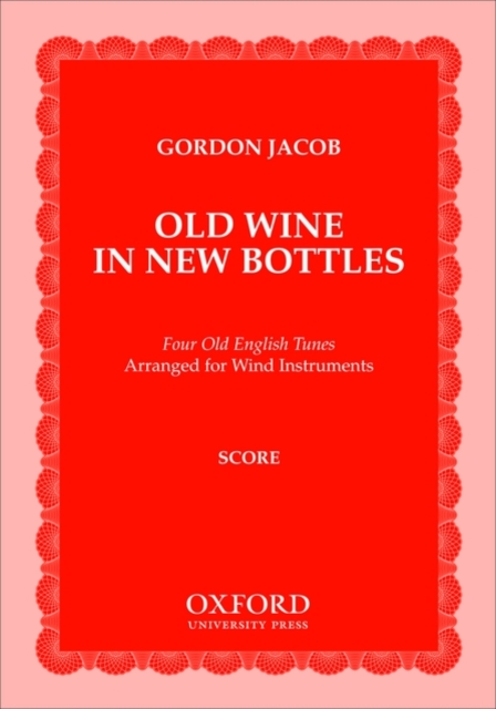 Old Wine in New Bottles, Sheet music Book