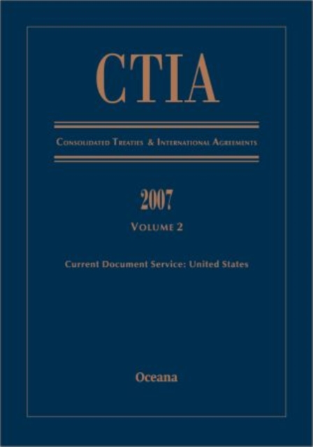 Consolidated Treaties and International Agreements 2007: Volume 2, Digital product license key Book