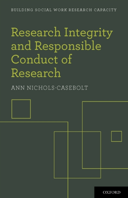 Research Integrity and Responsible Conduct of Research, Paperback / softback Book