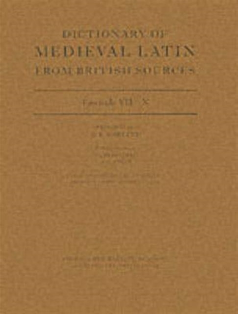 Dictionary of Medieval Latin from British Sources : Fascicule VII: N, Paperback / softback Book