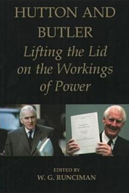 Hutton and Butler : Lifting the Lid on the Workings of Power, Paperback / softback Book