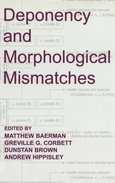 Deponency and Morphological Mismatches, Fold-out book or chart Book